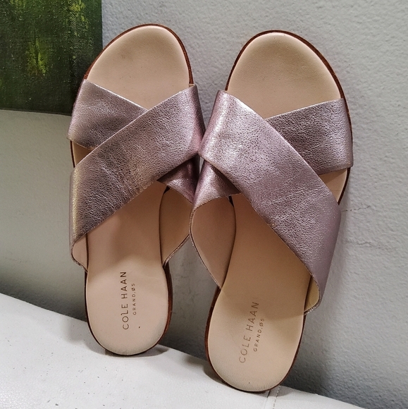 Cole Haan Anika Flat Criss-cross Sandals Size 6,5 - Picture 4 of 7